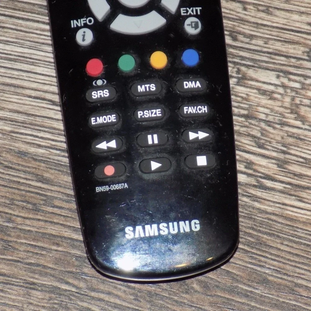 Samsung TV Remote Control BN59-00687A‎ Black Good OEM Replacement